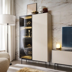 Orta Tall Display Cabinet 107cm