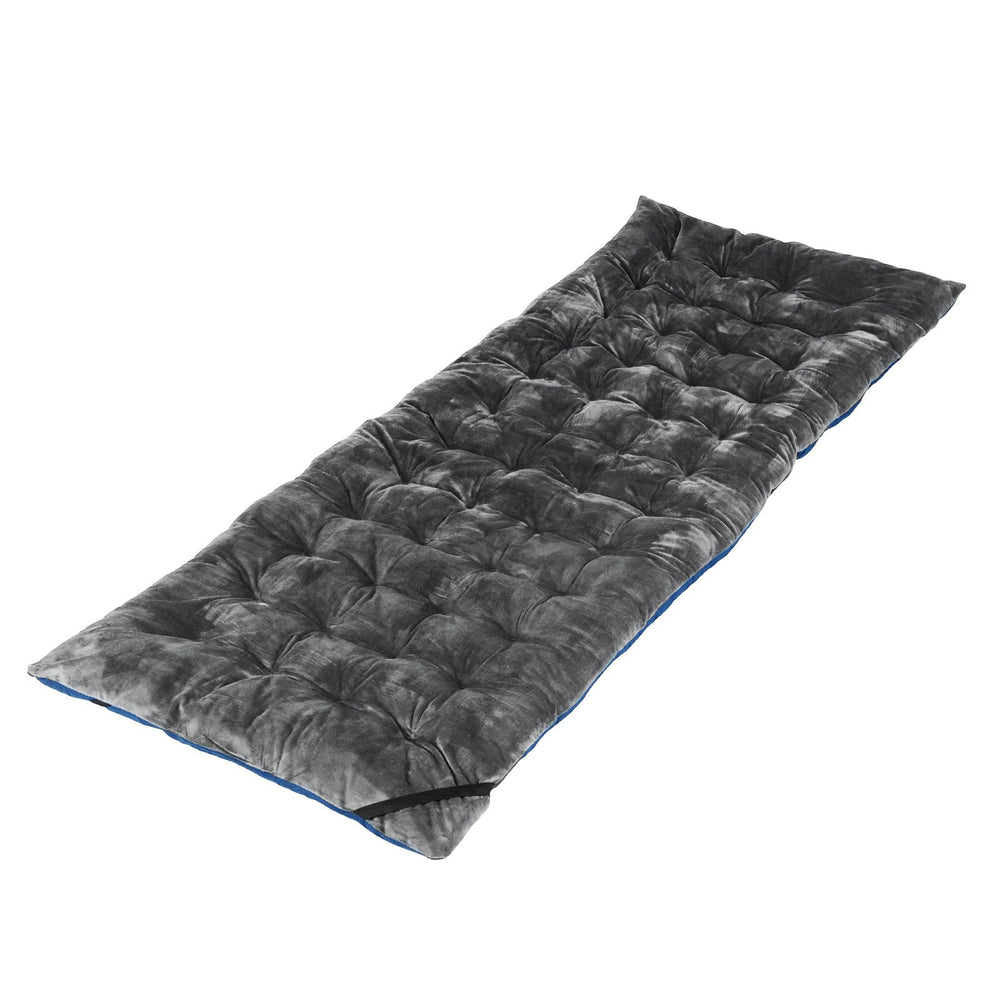 Outdoor Camping Cot Pads Crystal Velvet Sleeping Pads Mattress-Dark Grey