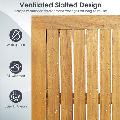 Outdoor Bar Table Acacia Wood Bar Table for Outside