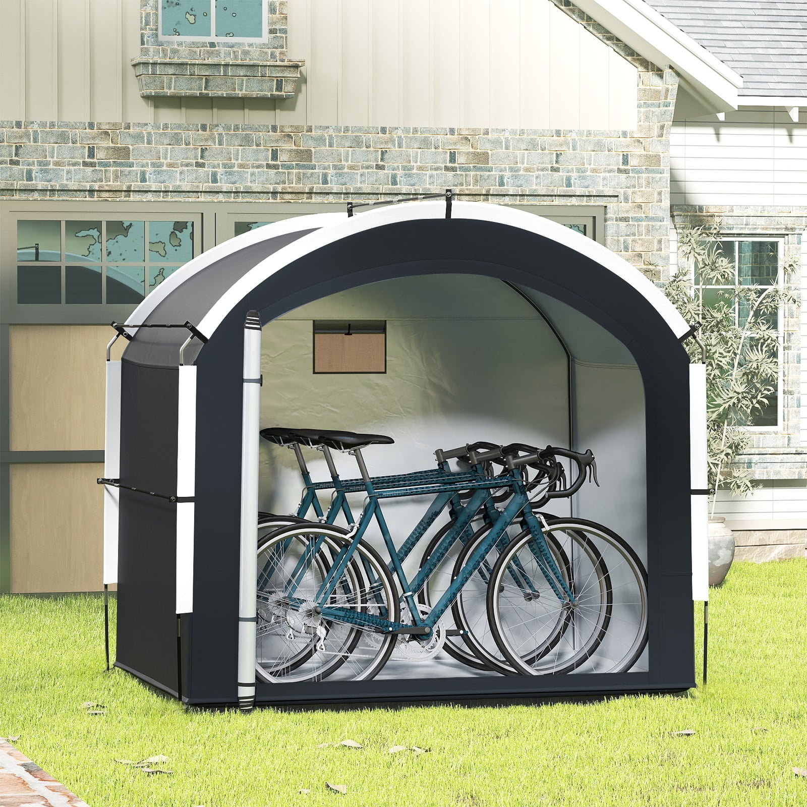 Outdoor Portable Bicycle Cover Shelter with Waterproof and Oxford Fabric