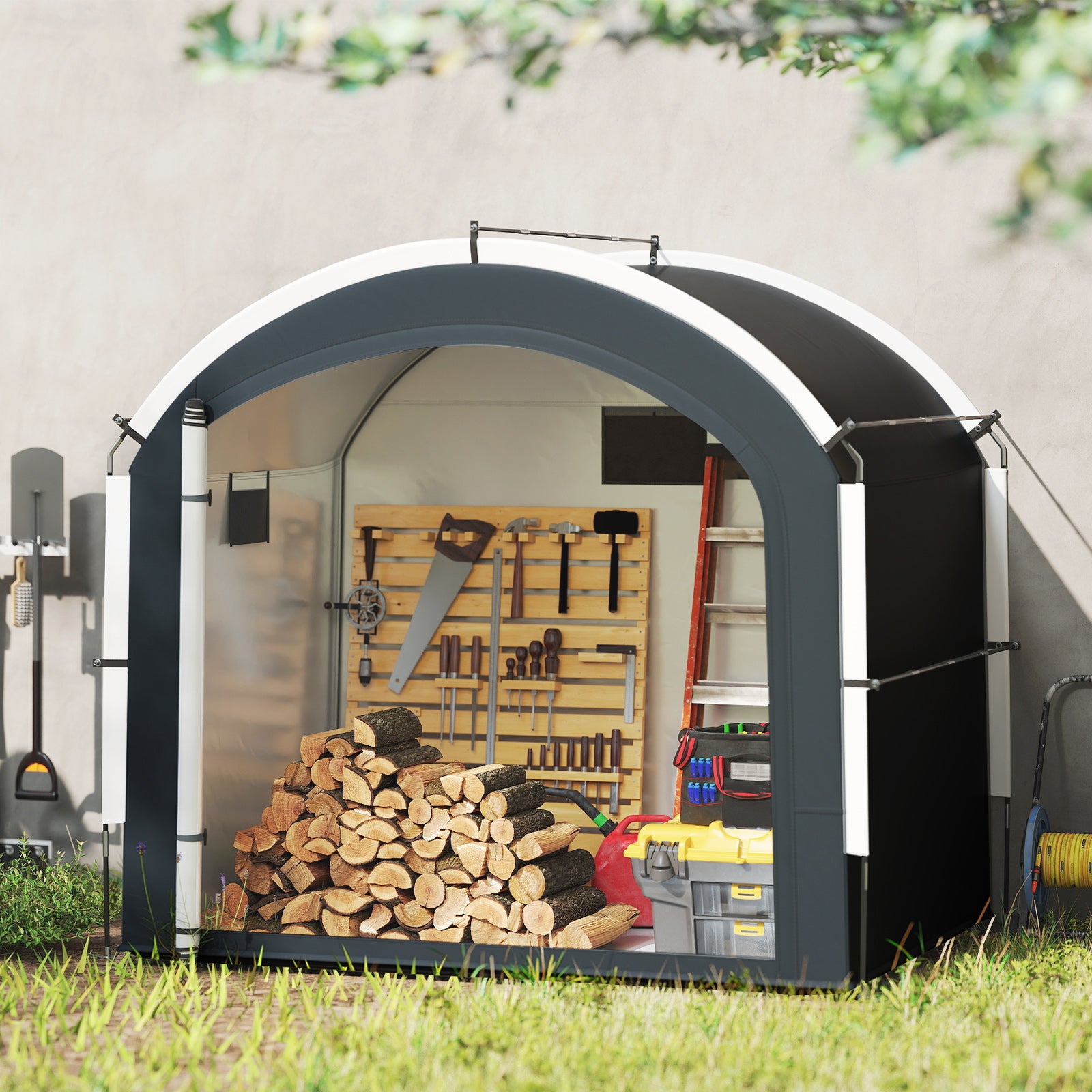 Outdoor Portable Bicycle Cover Shelter with Waterproof and Oxford Fabric