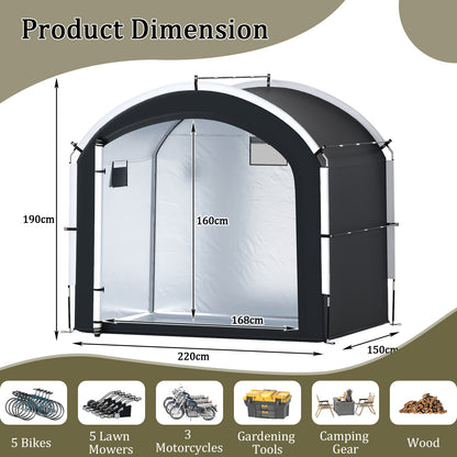 Outdoor Portable Bicycle Cover Shelter with Waterproof and Oxford Fabric