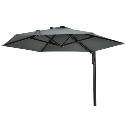 Wall Mounted Parasol- Grey