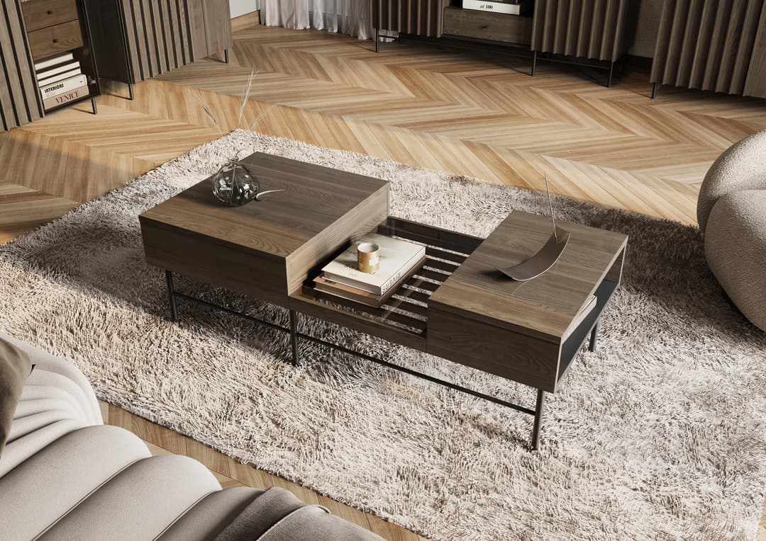 Piemonte PE-08 Coffee Table 134cm