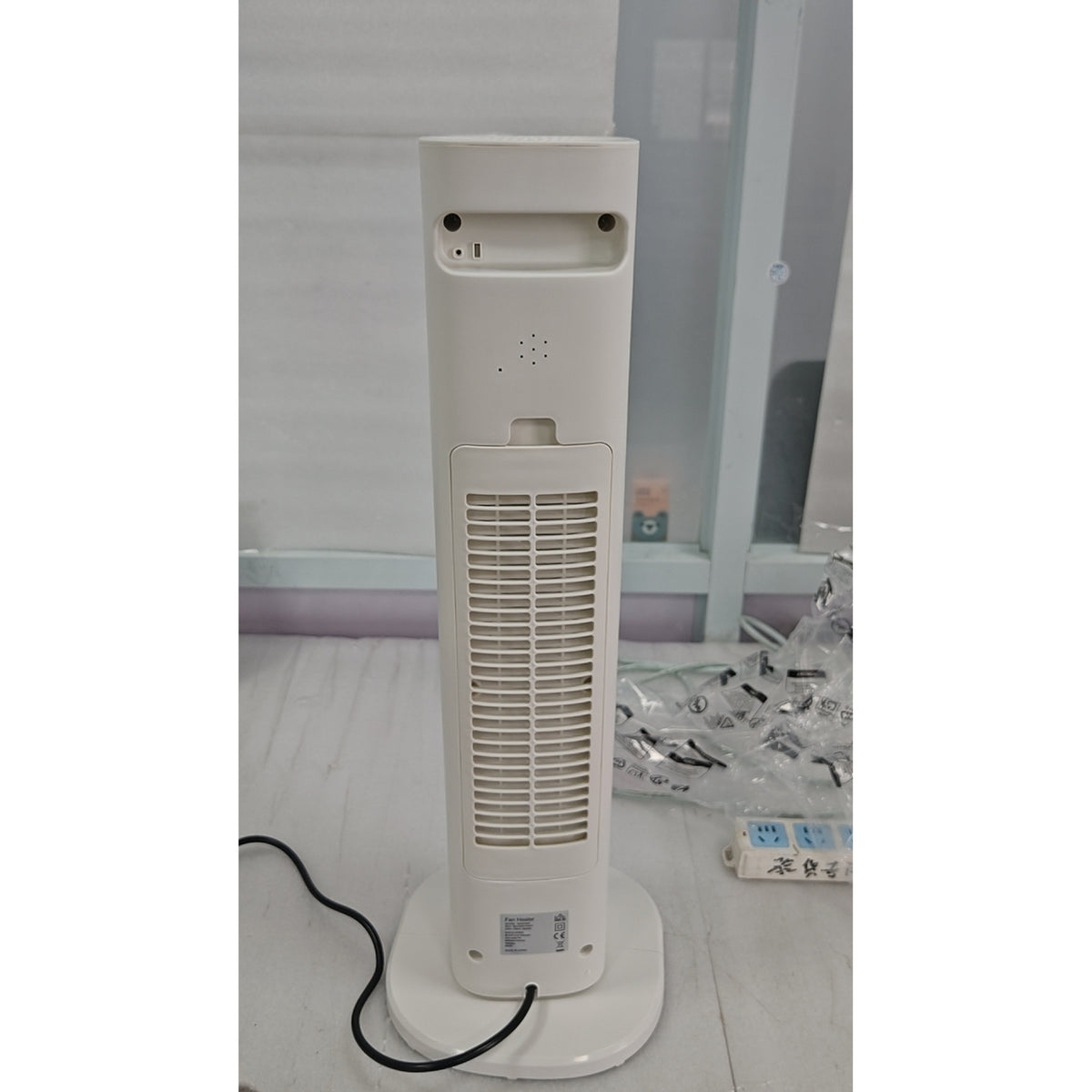 HOMCOM Portable Space Heater, 2000W Ceramic Heater with 4 Modes (Eco Mode), Adjustable Thermostat, Remote, Low Energy