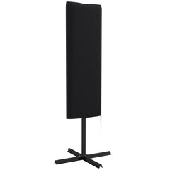 Outsunny Garden Parasol Cover, Outdoor Patio Umbrella Protector Weatherproof Garden Patio with Rod, Zipper for 2-4m Parasol, Î¦60 x 160cm, Black
