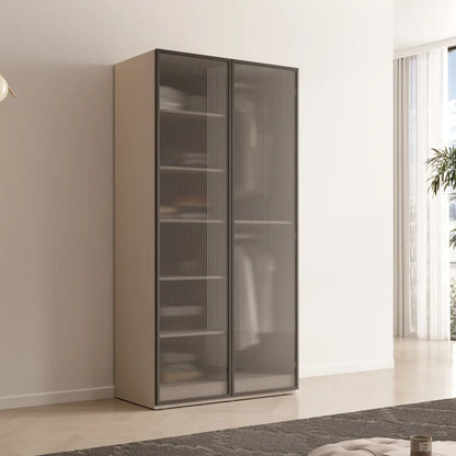 Lund Hinged Door Wardrobe 101cm [Flutes]