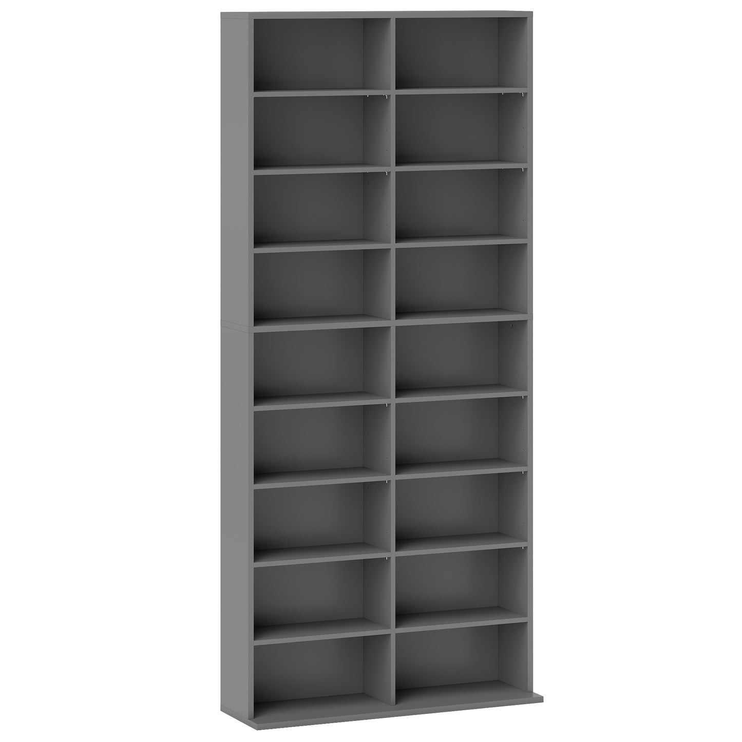 HOMCOM 640 CD Storage Tower - Grey