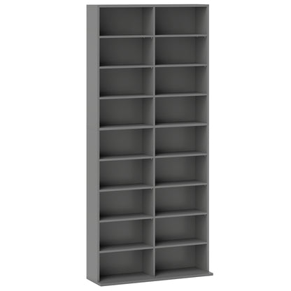 HOMCOM 640 CD Storage Tower - Grey