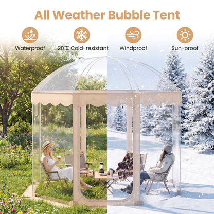 Pop Up Bubble Tent 305x305 cm for 8-10 People Weatherproof Pod