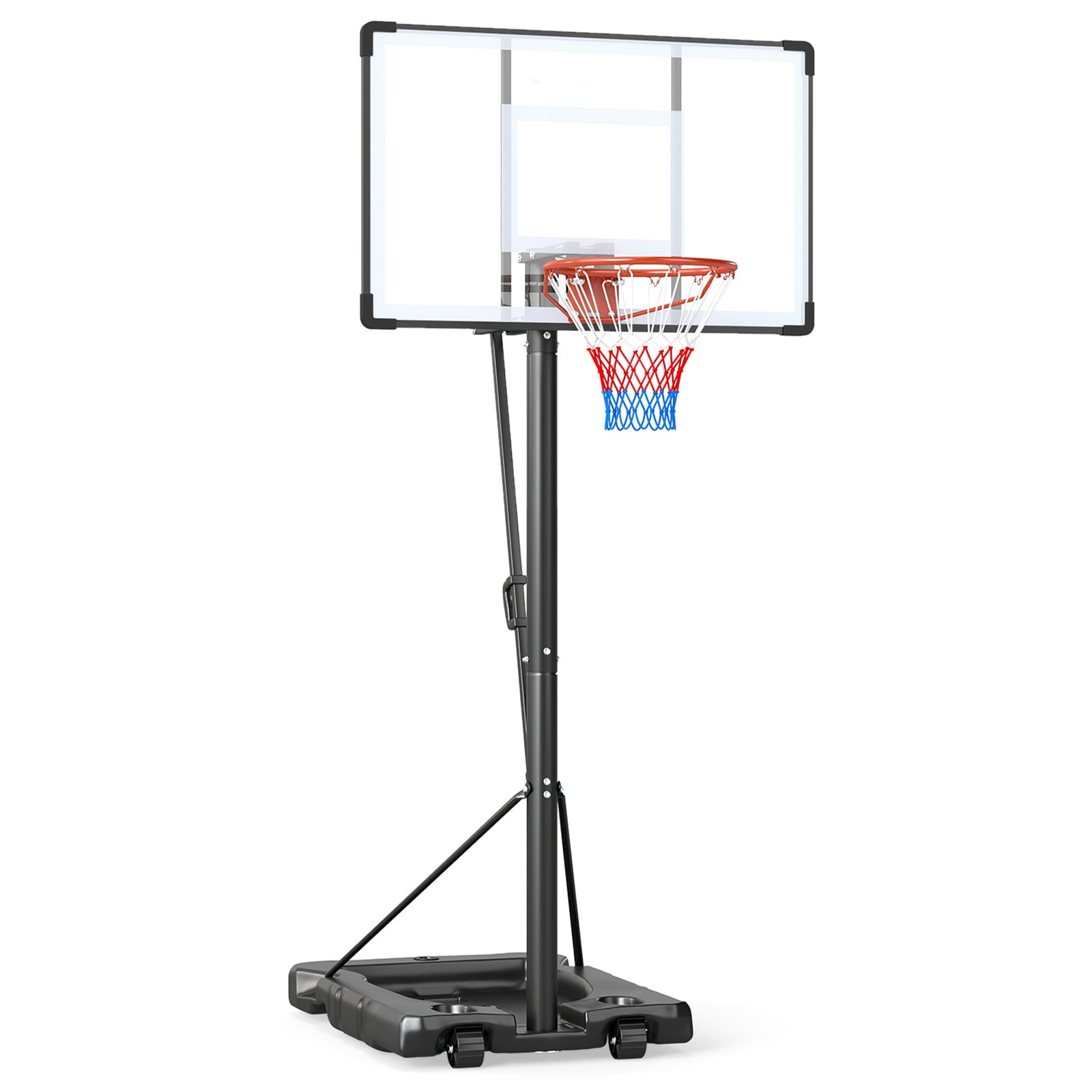 Portable Basketball Hoop with Shatterproof Backboard