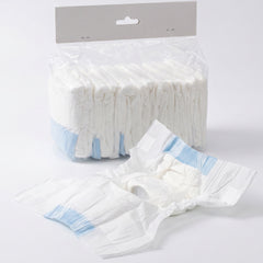 PawHut Disposable Dog Diapers Female for M Dogs Incontinence or Excitable Urination and Training 48 Count