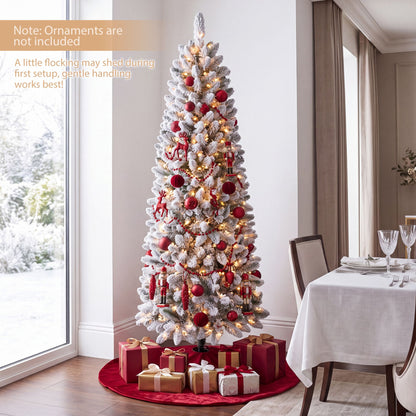 Prelit Artificial Christmas Tree with Smart RGB 350/250 Warm White LED Lights-180cm