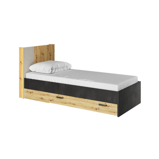 Qubic 12 Bed With LED [EU Single]