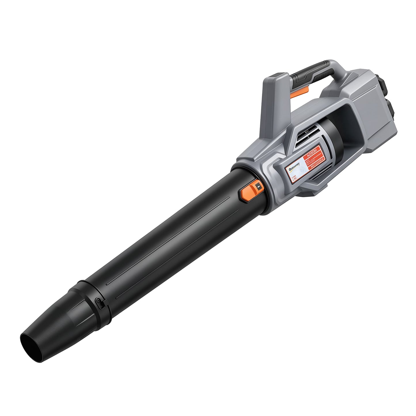 Outsunny Leaf Blower Cordless with 2 x 4000mAh Batteries & Charger, 36V Lightweight Garden Blower with 1000W Brushless Motor