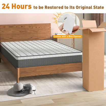 23cm High Density Foam Box-spring Mattress in a Box