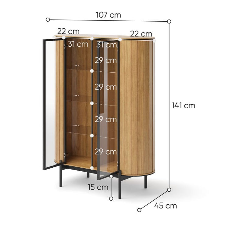 Rotto RT-10 Display Cabinet 107cm