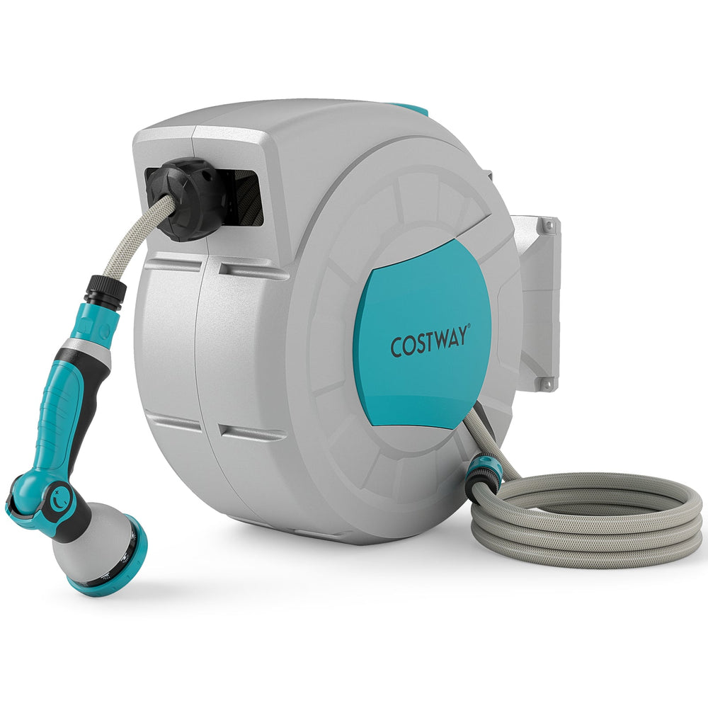 Retractable Garden Hose Reel Heavy Duty Water Hose for Patio