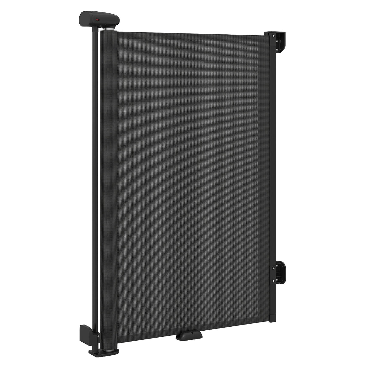 Retractable Safety Barrier up to 140 with Double Locking for Babies and Dogs-Black