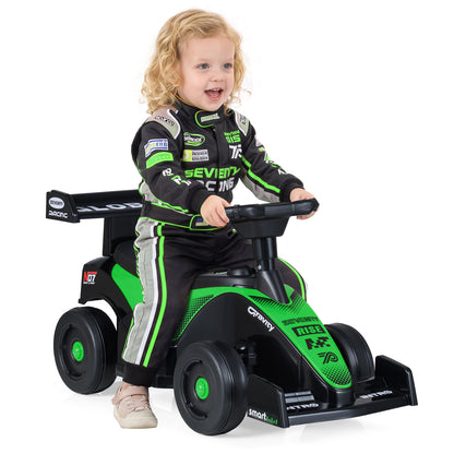 Ride on Car Toddler Sliding Car with 3 Songs Under-Seat Storage-Green