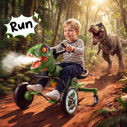 Ride on Toy for Boys and Girls 3-8 with 360° Spin Mode and Lighted Universal Wheels-Green