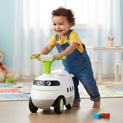 Ride on Push Car for Toddlers Sit to Stand Car with Horn and Under Seat Storage-Green