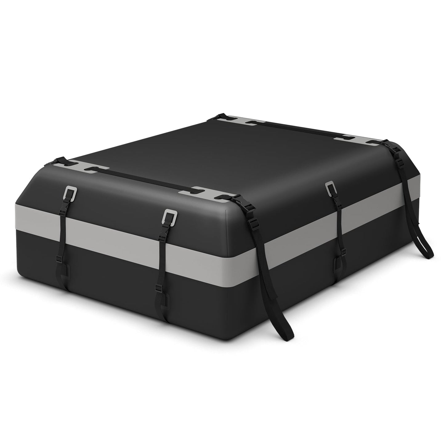 600L Waterproof Rooftop Cargo Carrier Bag Luggage Lock-Grey