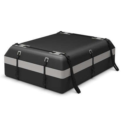 600L Waterproof Rooftop Cargo Carrier Bag Luggage Lock-Grey