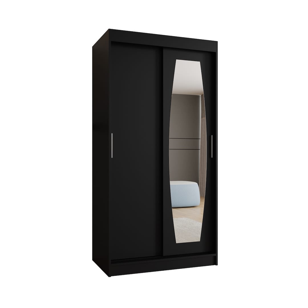 Rossa Sliding Door Wardrobe 100cm