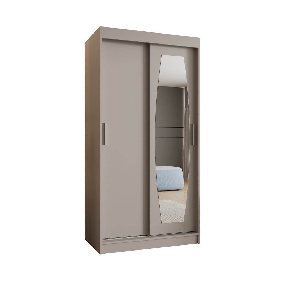 Rossa Sliding Door Wardrobe 100cm