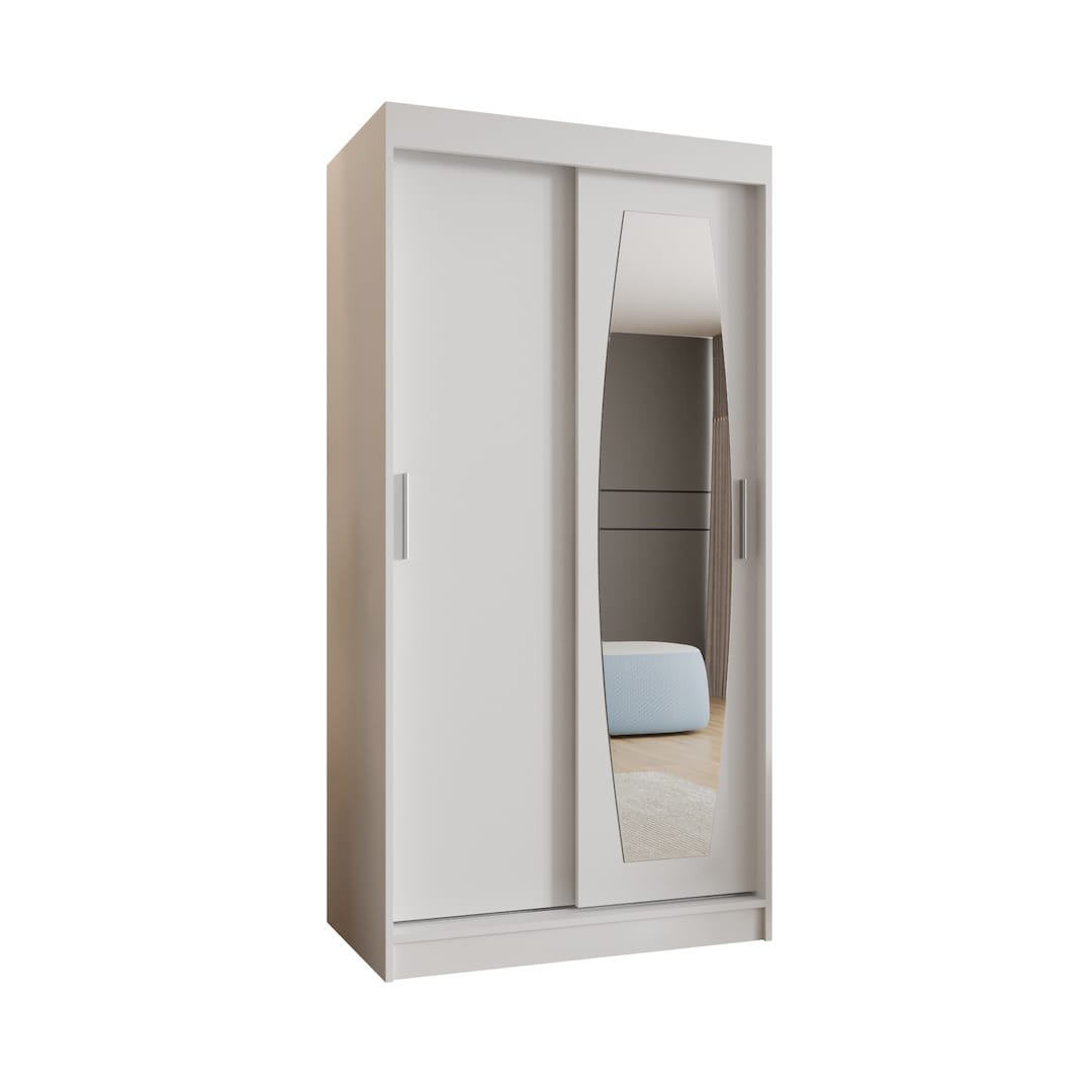 Rossa Sliding Door Wardrobe 100cm
