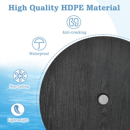 Round Umbrella Table Tray for 38 mm Patio Umbrella Pole