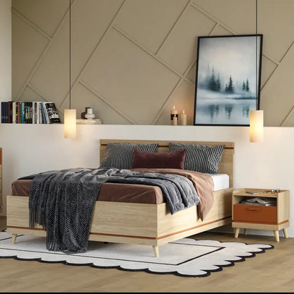 Scandi Highboard Cabinet 90cm