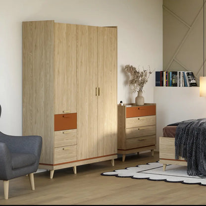 Scandi Highboard Cabinet 90cm