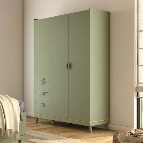 Scandi Hinged Door Wardrobe 144cm