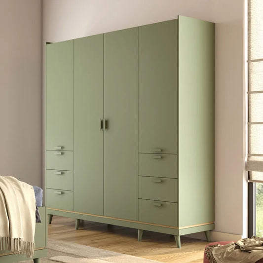 Scandi Hinged Door Wardrobe 190cm