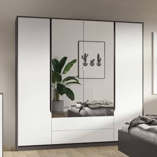 Sega Hinged Door Wardrobe 200cm