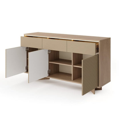 Semi Sideboard Cabinet 154cm