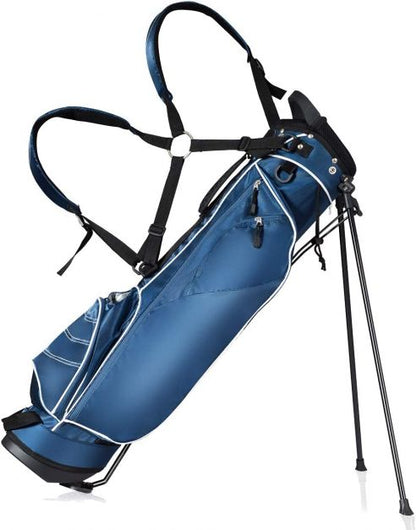 Ultra Lightweight Golf Bag with 4-Way Top Dividers for Golf Course & Travel-Navy