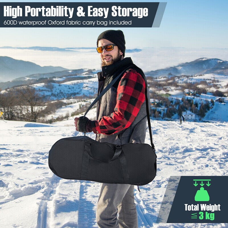 4-in-1 Lightweight Terrain Snowshoes for Adults Youth Kids-30 Inches: 78 cm x 23 cm
