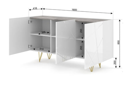 Space Sideboard Cabinet 160cm