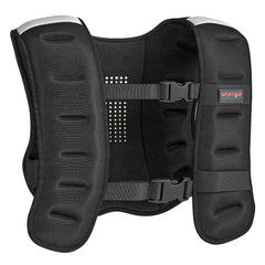SPORTNOW Weighted Vest, 8 kg Weight Vest with Adjustable Straps, Reflective Strips, Black