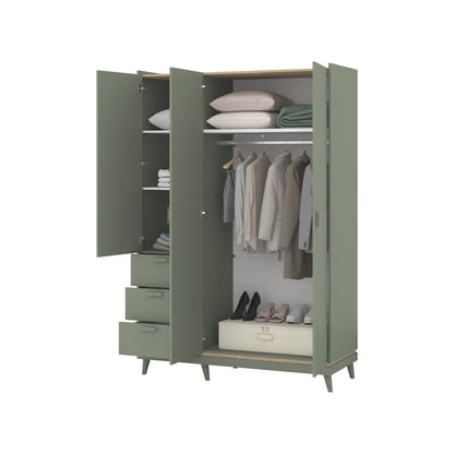 Scandi Hinged Door Wardrobe 144cm
