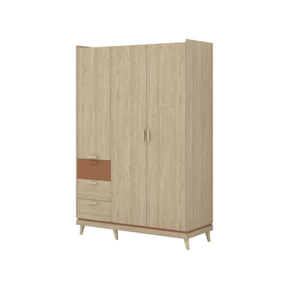 Scandi Hinged Door Wardrobe 144cm