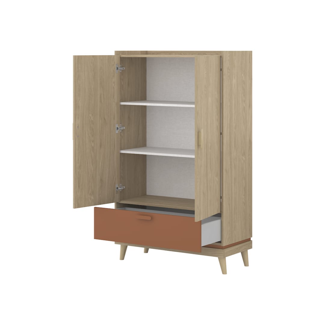 Scandi Highboard Cabinet 90cm