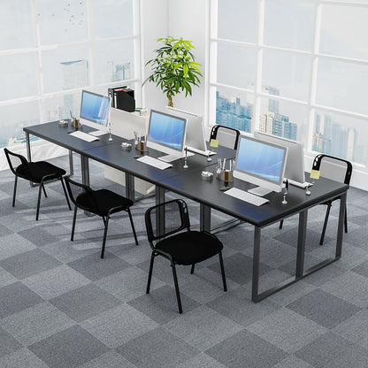 Set of 10 Stackable Waiting Room Chairs with Mesh Backrest-Black