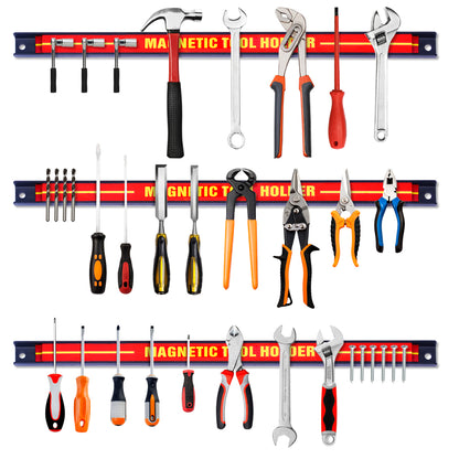 3 Pcs 18 Inch Magnetic Tool Bar Holder Knife