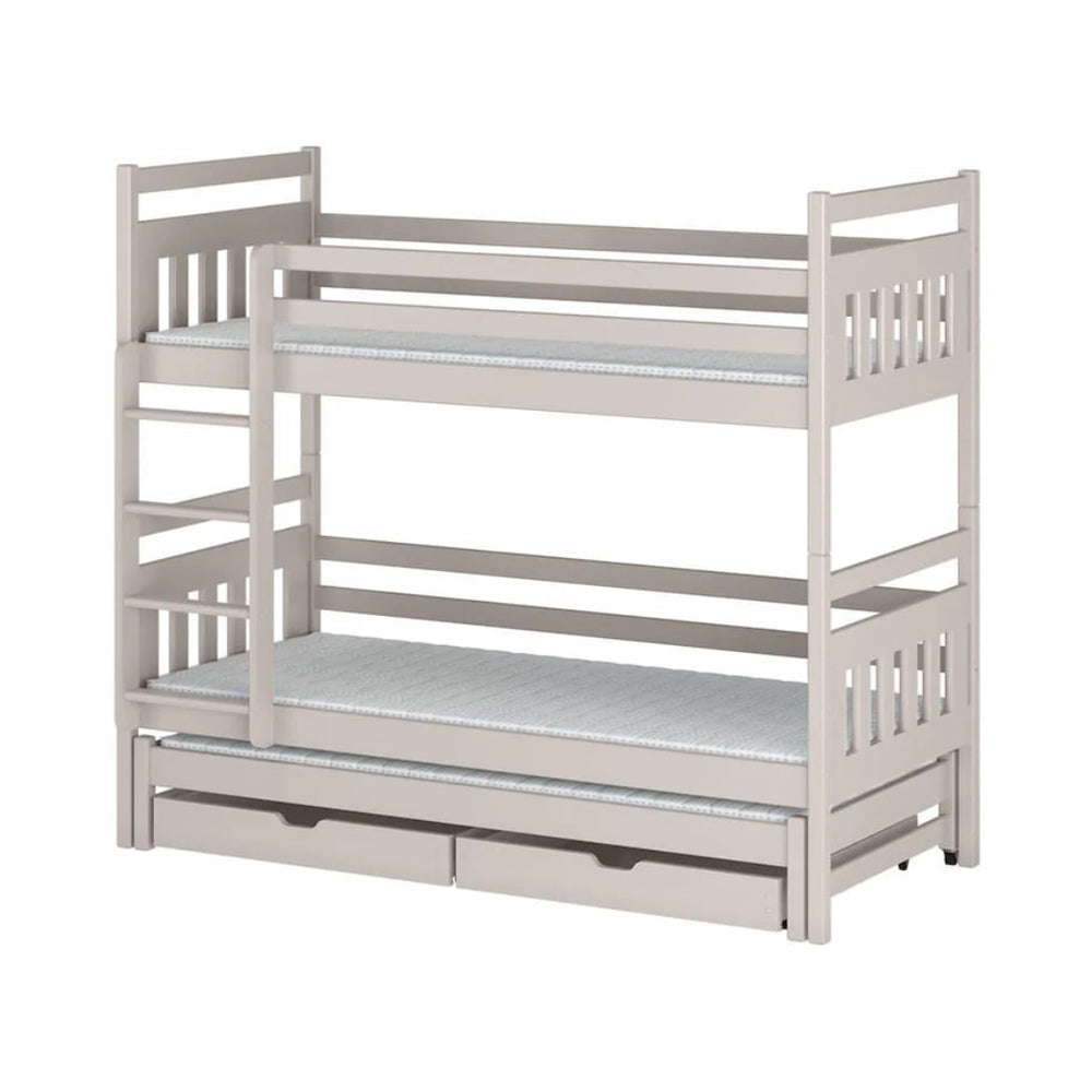 Seweryn Bunk Bed with Trundle and Storage