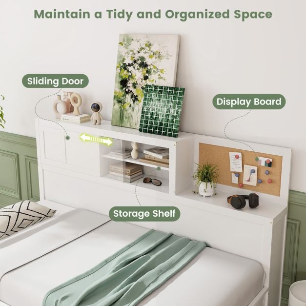 Single/Double Daybed Frame with 3 Storage Drawers-Single Size