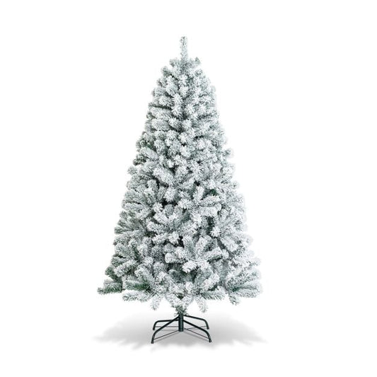 1.8M White Artificial Holiday Christmas Tree with 600 PVC Tips for Christmas Decoration